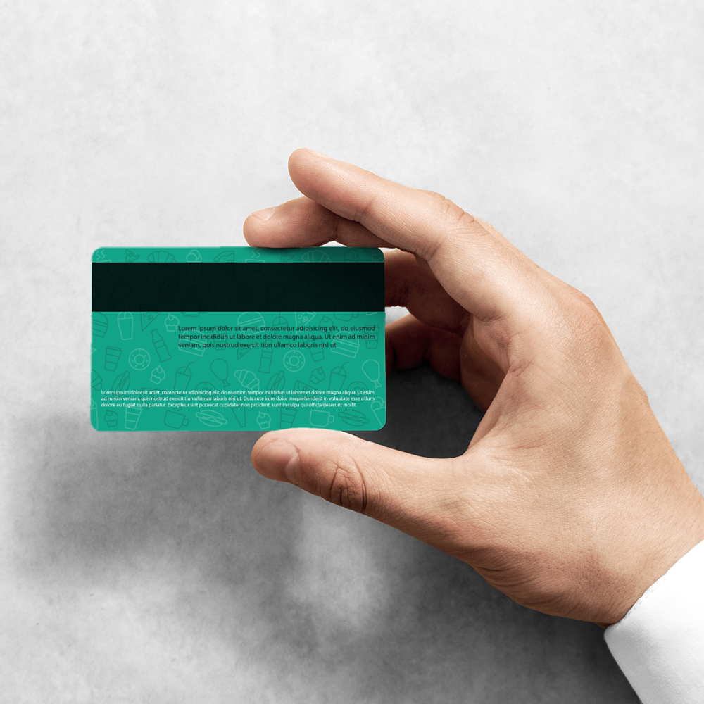 PVC-pasjes met HiCo magneetstrip