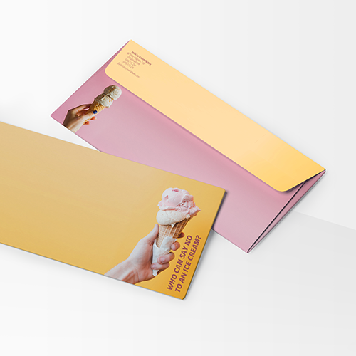 Volledig bedrukte enveloppen