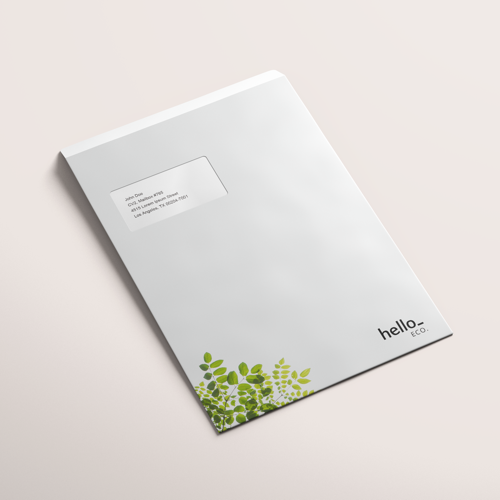 Gerecyclede enveloppen