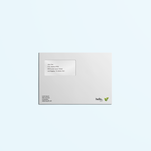 Gerecyclede enveloppen