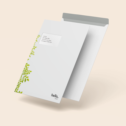 Gerecyclede enveloppen