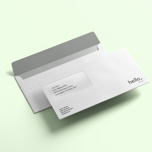 Gerecyclede enveloppen