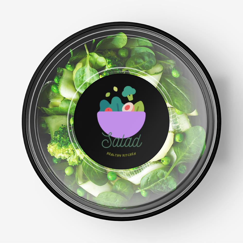 Voedselveilige stickers op rol