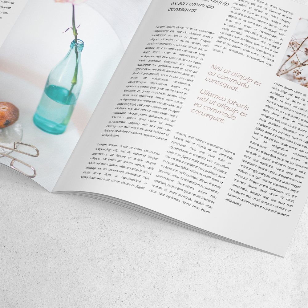 Brochures met oognieten