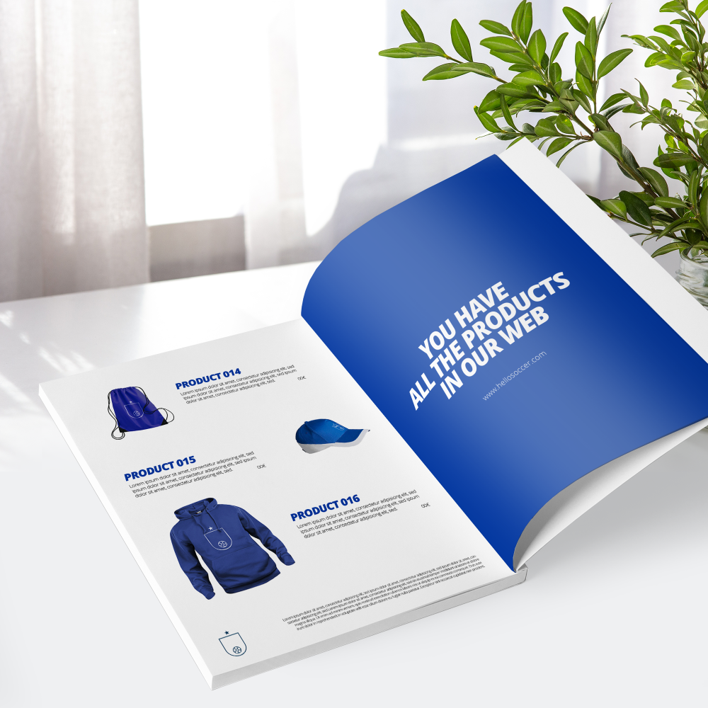 Gelijmde brochures